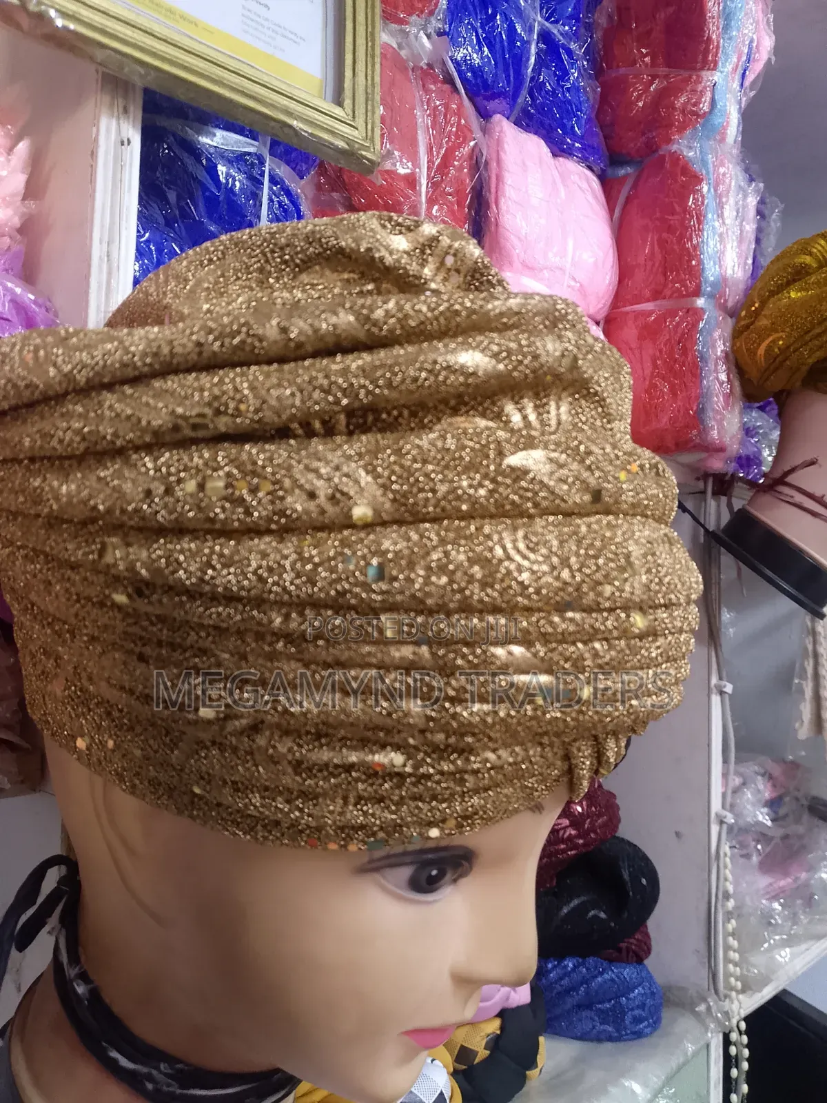 Wedding Turban Cap For Women /African Auto Gele Headtie