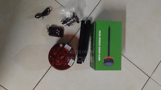 New ~Solar Sensor Security Alarm 360° Motion Detector Alarm