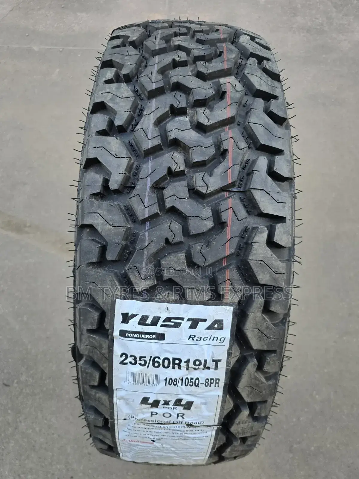 235 /60 R19 Yusta Tyres (All Terrein)