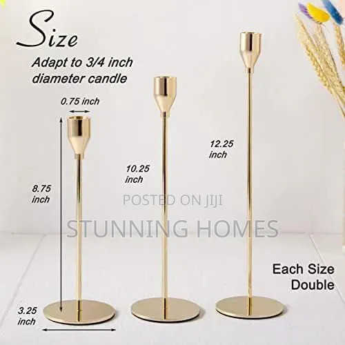 3 Piece Candle Holders