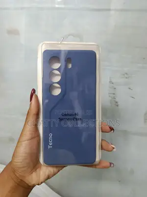 Navy Blue Tecno Camon 40 Silicone Rubber Phone Cases