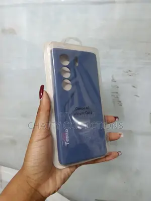 Navy Blue Tecno Camon 40 Silicone Rubber Phone Cases