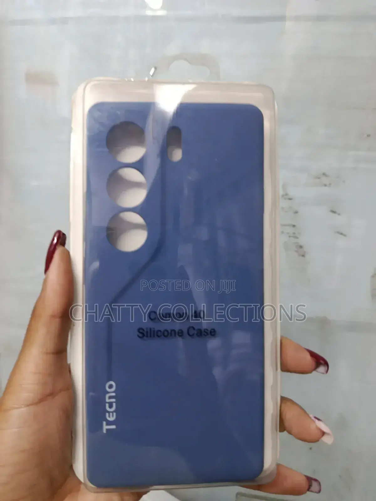 Navy Blue Tecno Camon 40 Silicone Rubber Phone Cases