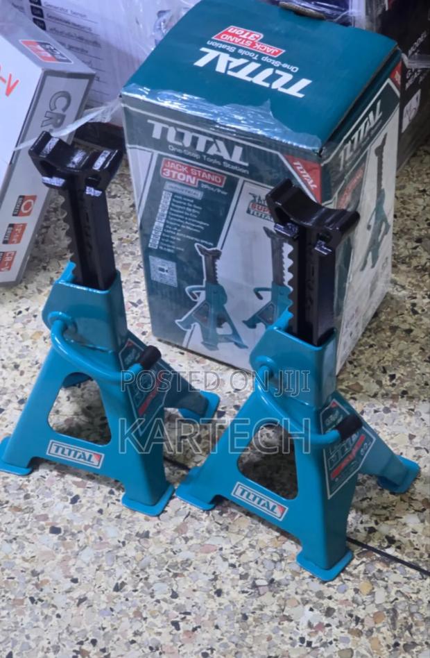 Total Adjustable Car Support Stands 3t Capacity