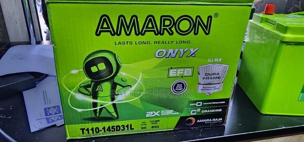 Amaron Car Battery T110 Efb, Start Stop, Idle Stop, Istop - thumbnail 2