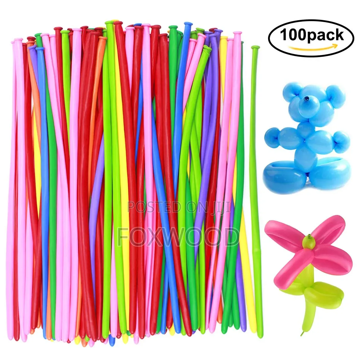100pcs Modelling Latex Balloons With Pump