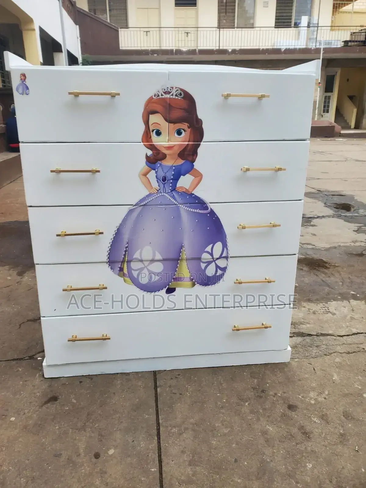 Kids/Baby Chest Drawer Cabinet - Cartoon Themed