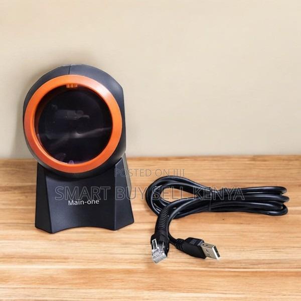 Hands-Free Omnidirectional Desktop Table Mount Laser Barcode Scanner