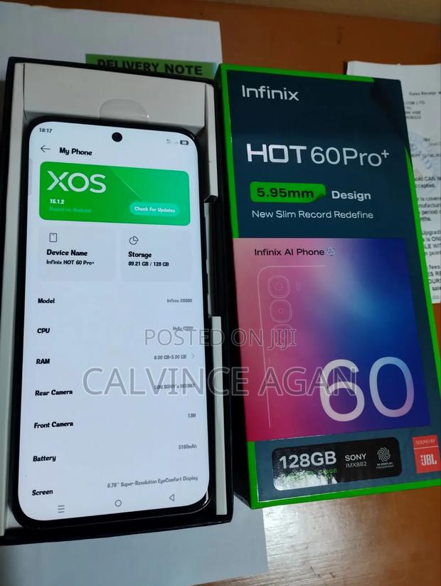 Infinix Hot 60 Pro+ 128 GB Black