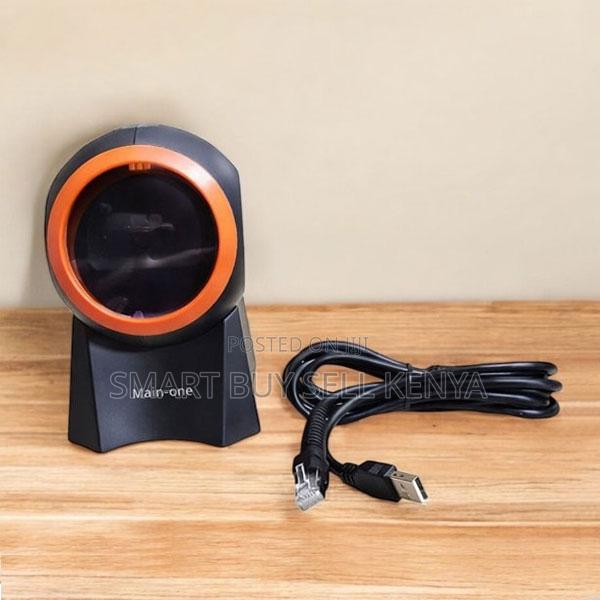 Usb Plug and Play Tabletop Omnidirectional Table Mount Barcode Scanner