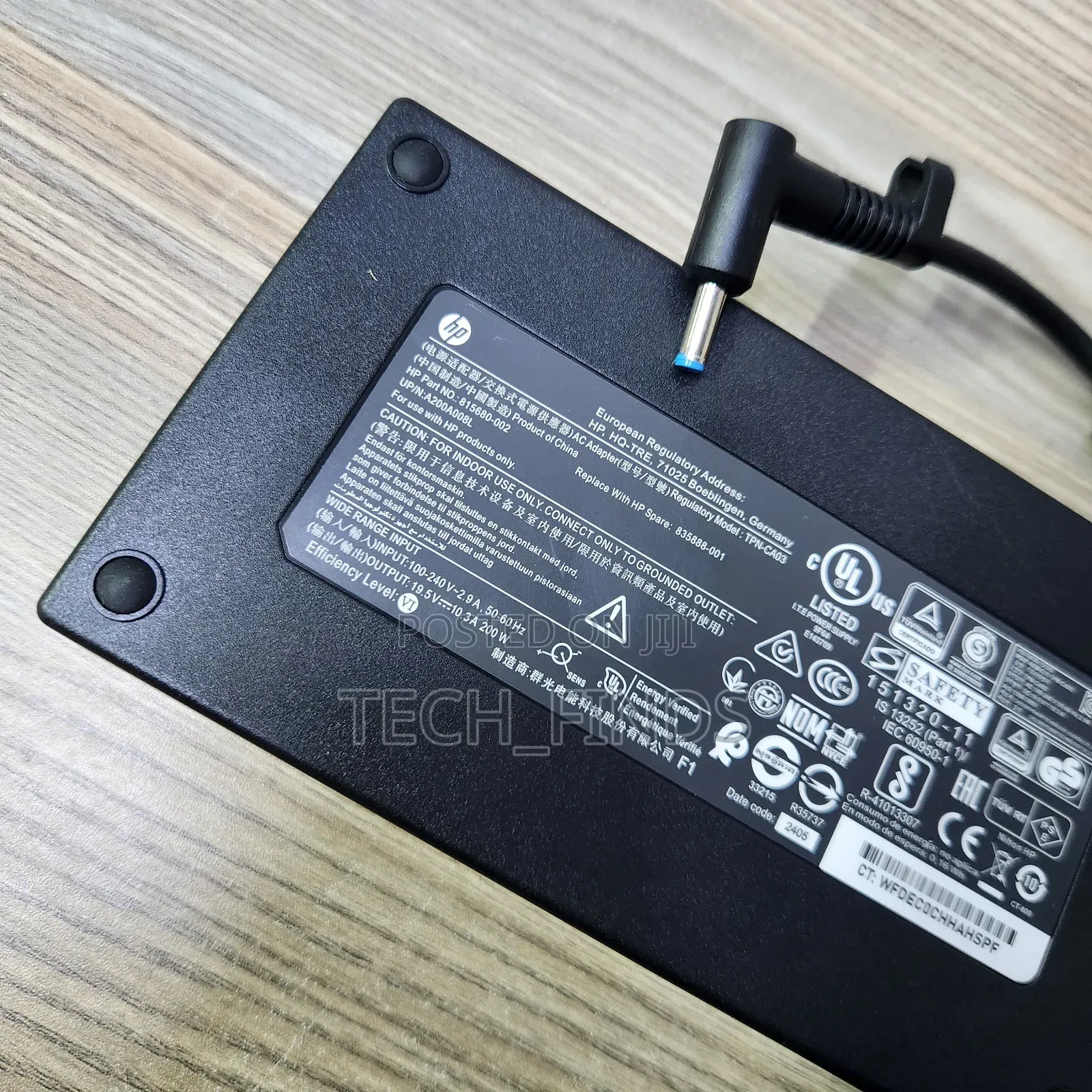 Original Hp Blue Pin 200w 19.5v 10.3a Adapter Ultra Thin