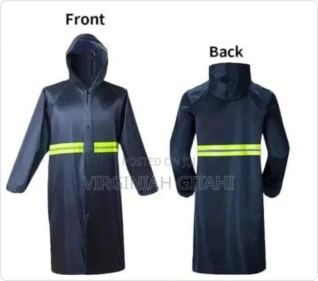 Navy Blue Heavy Duty Rain Coat