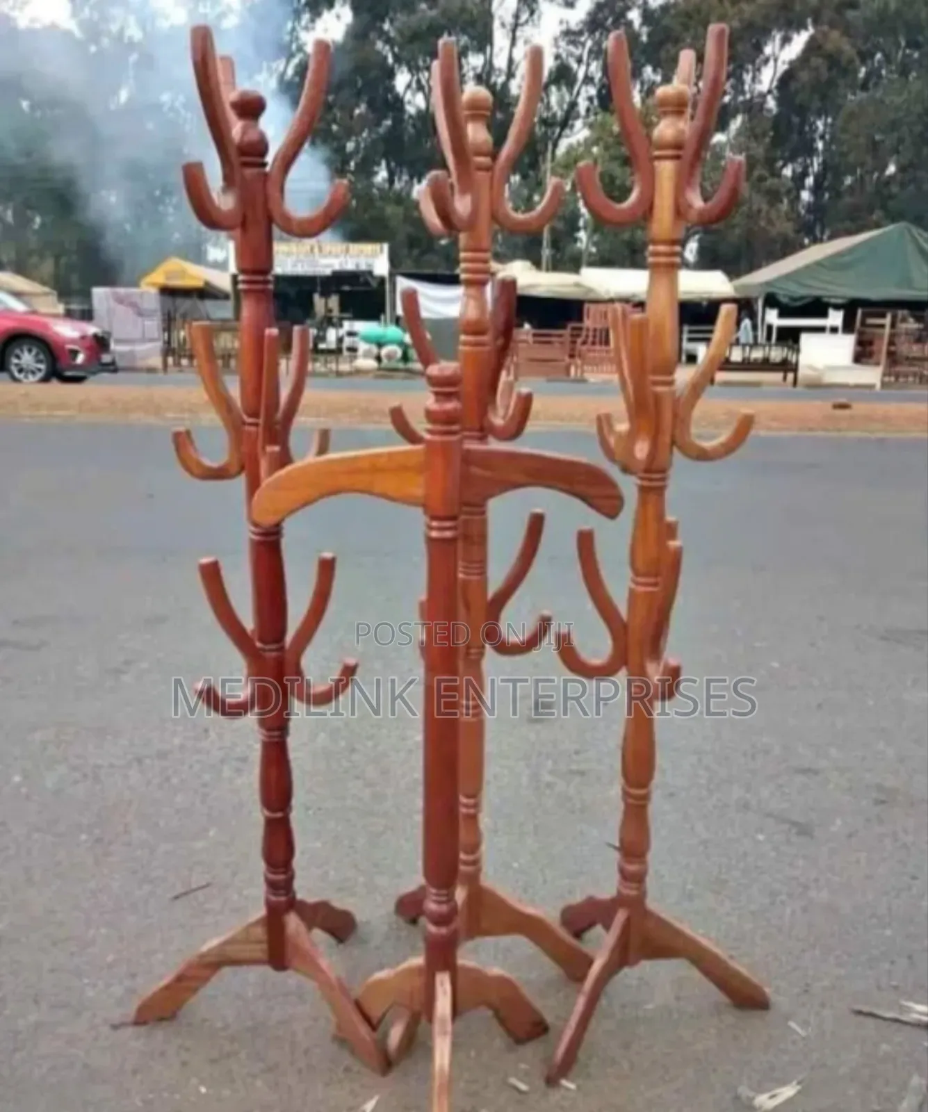 Mahogany Eldon Hangers for Handbags and Clothes