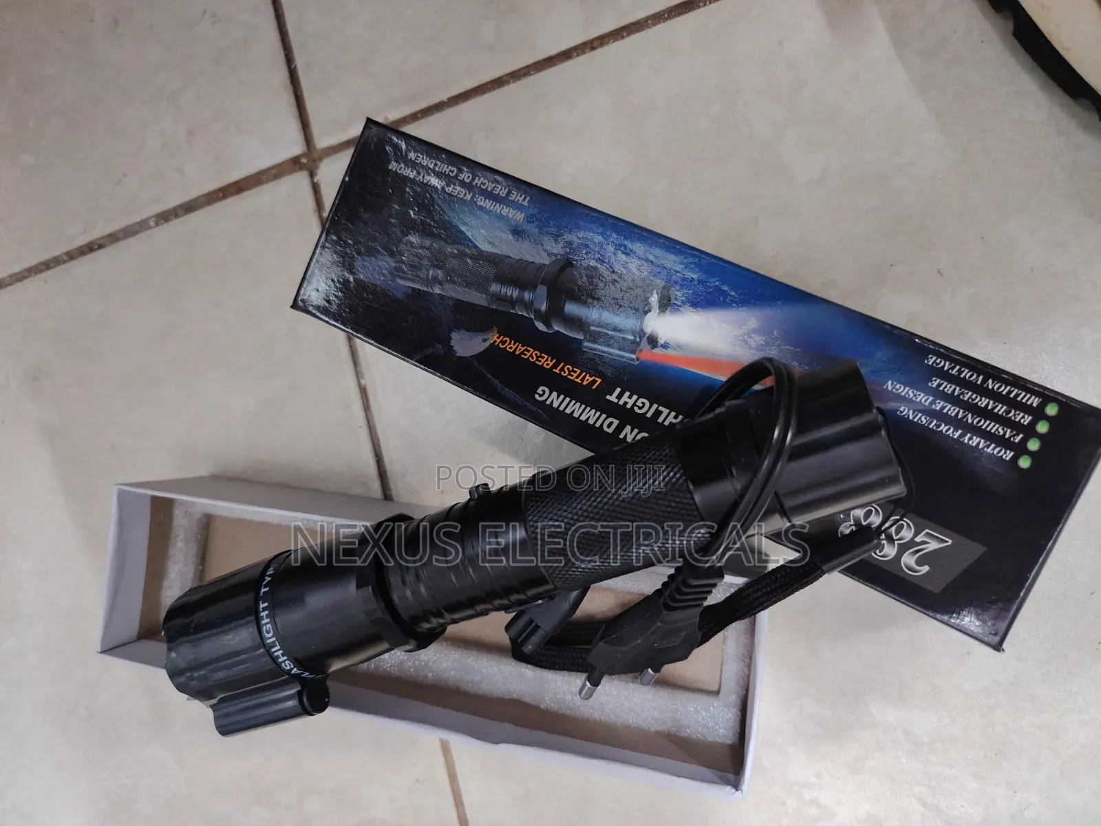 Flashlight With Laser