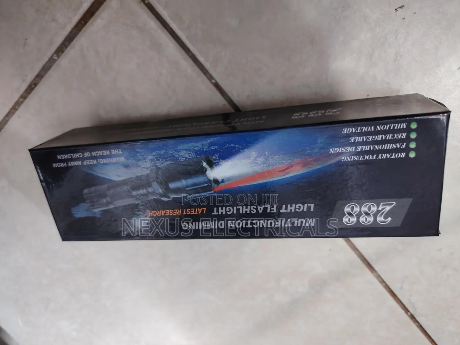 Flashlight With Laser