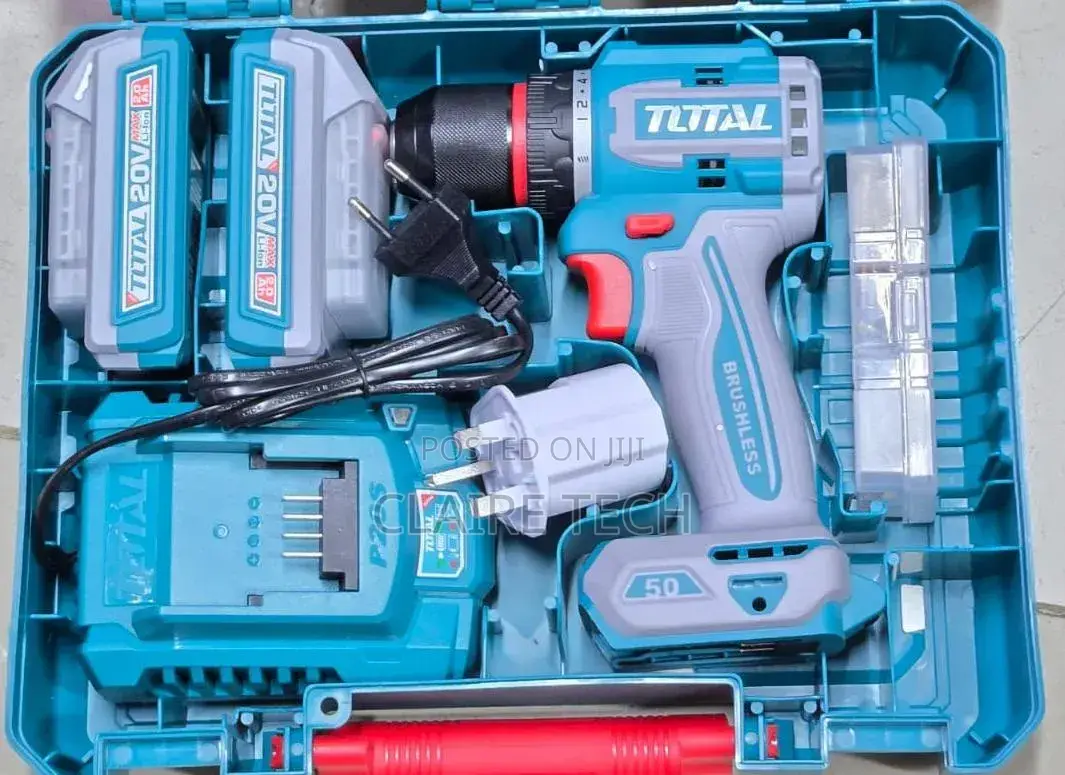 Total 50nm Compact Brushless Drill 20v
