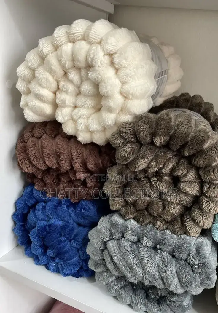 6 by 6 Velvet Fleece Blanket Throw Blankets