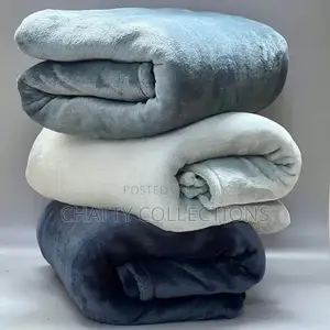 6 by 6 Plain Comfy Fleece Blanket/ Throw Blankets