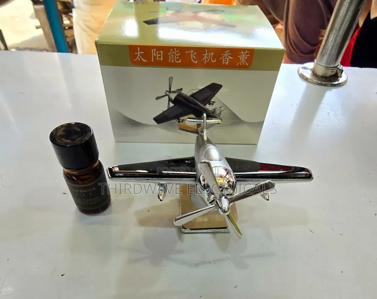 Generic Solar-Powered Airplane Model Designed Car Fragrance
