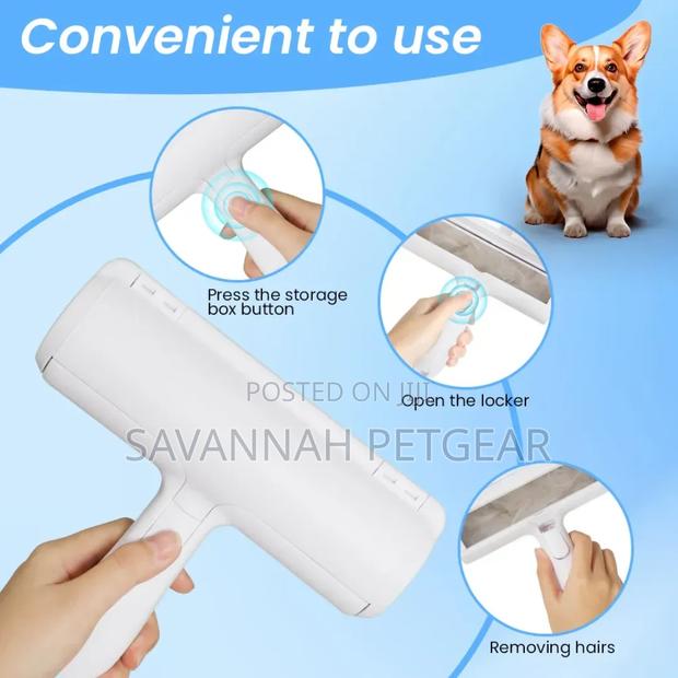 Versatile Self Cleaning Reusable Pet Fur Hair Rollers Remover - thumbnail 3
