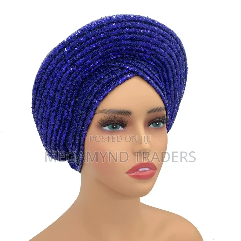 Wedding Turban Cap For Women /African Auto Gele Headtie