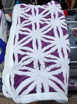 Warm Sherpa Patterned Blankets 
Size 6*6
