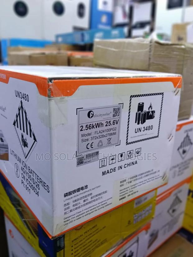 2.5kwh 24v 100ah Felicity Lifepo4 Lithium Battery