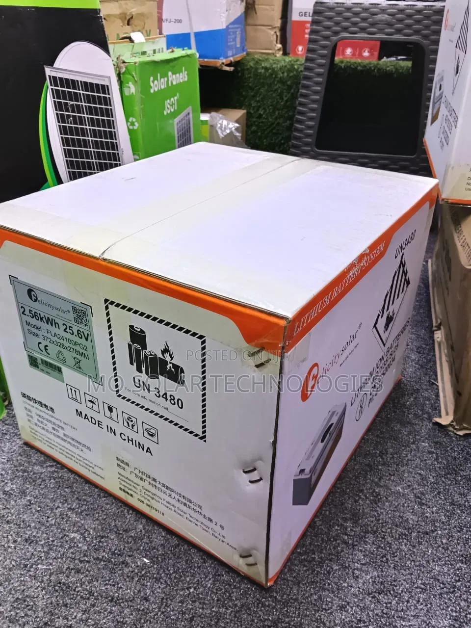2.56kwh 25.6v 100ah Felicity Lifepo4 Lithium Battery
