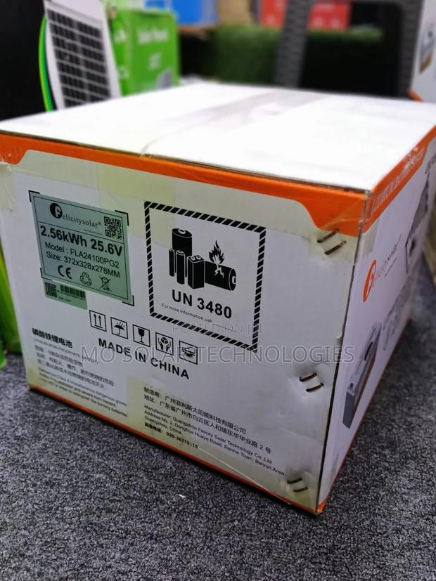 100ah 2.56kwh 25.6v Felicity Lithium Battery