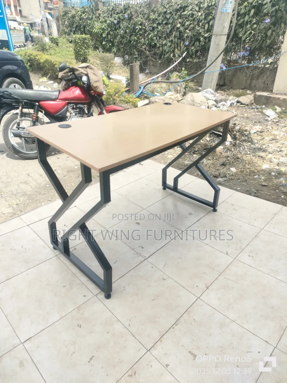Double Frame Office Table