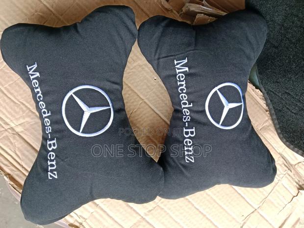2x Mercedes Washable Car Seat Neck Cushion