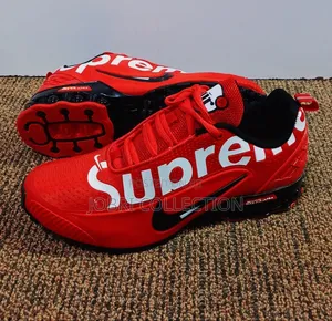 Designer Supreme X Nike Ultra Sneakers