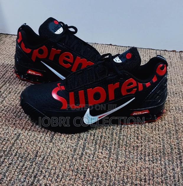 Designer Supreme X Nike Ultra Sneakers - thumbnail 4