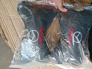 2x Mazda Black Breathable Neck Pillows