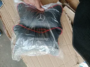 2x Mercedes Pu Memory Foam Car Neck Support Pillow