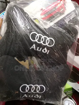 2x Audi Microfiber Travel Car Seat Pillows