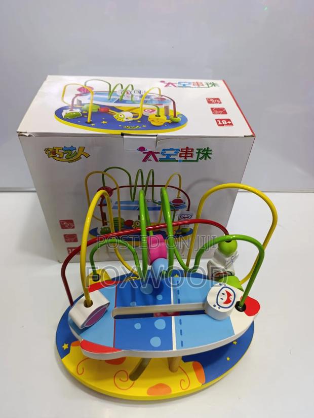 Wooden Bead Maze Roller Coaster Toy - thumbnail 2