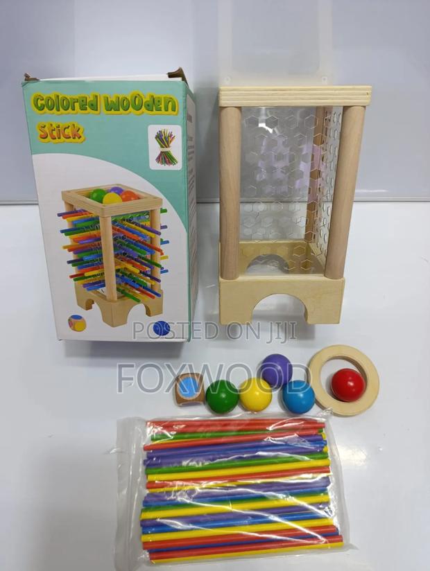 Montessori Wooden Stick Game, - thumbnail 2