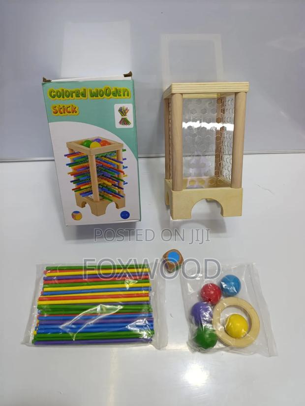 Montessori Wooden Stick Game, - thumbnail 3