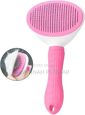 Professional Hair Shedding Brush for Dogs Pet Care Comb (Pink)