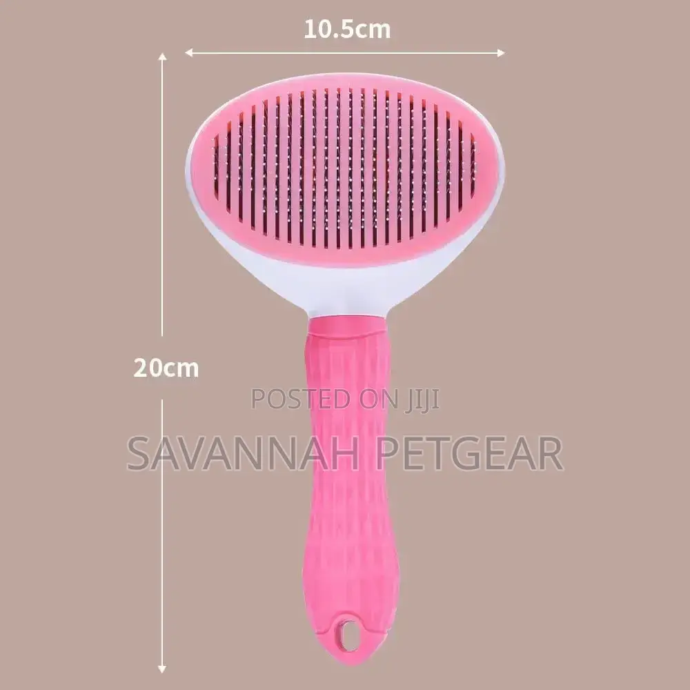 Professional Hair Shedding Brush for Dogs Pet Care Comb (Pink)
