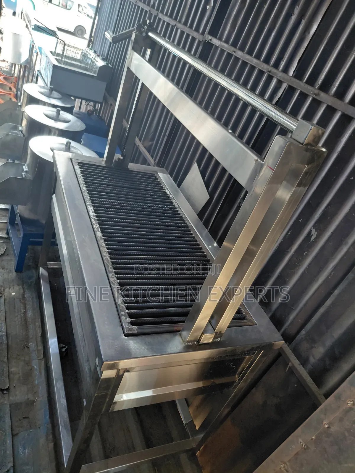 A Nyama Choma Stainlesss Steel Grill.
