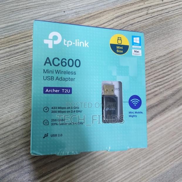 Tp-Link Ac600 Wireless Dual Band Usb Adapter - Tl-Archer T2u