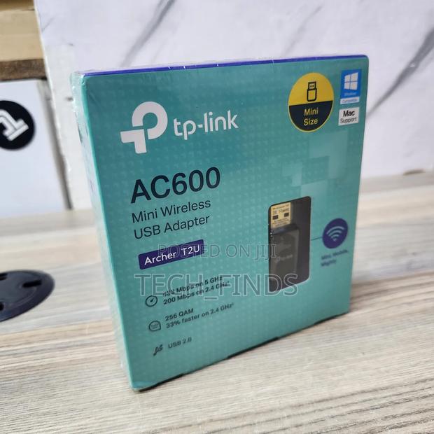Tp-Link Ac600 Wireless Dual Band Usb Adapter - Tl-Archer T2u - thumbnail 2