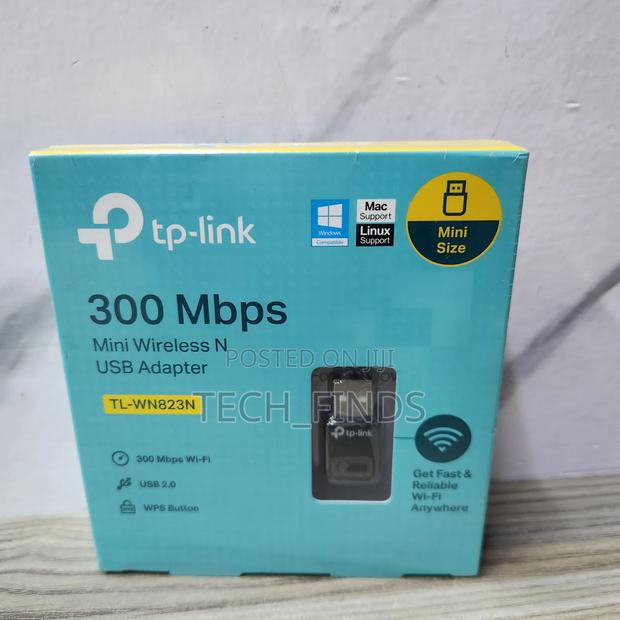 Tp-Link 300mbps Wireless N Mini Usb Adapter - Tl-Wn823n