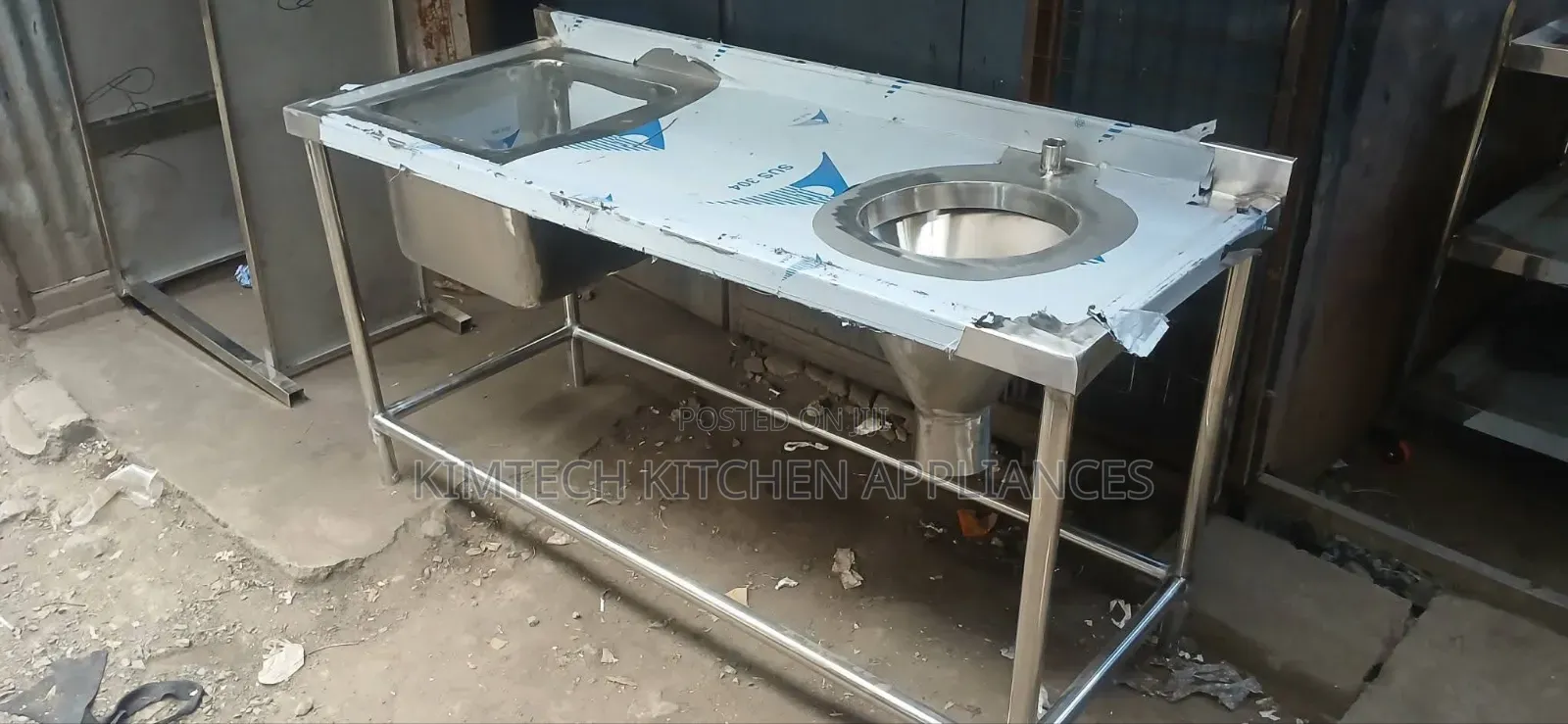 Stainless Steel Sluice Sink