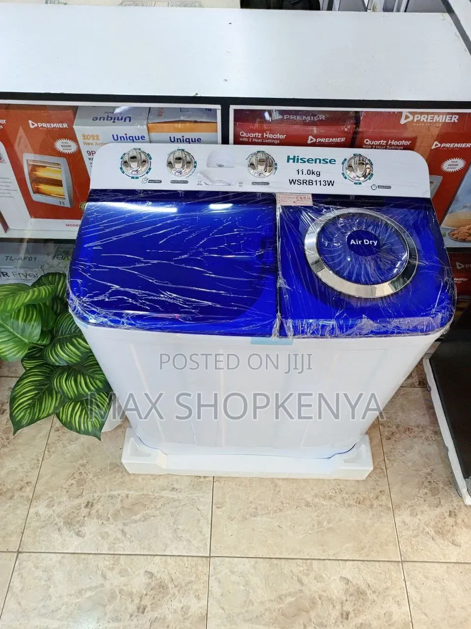 11 KGS Hisense Twin Tub Top Load Semi Automatic Washing Machines