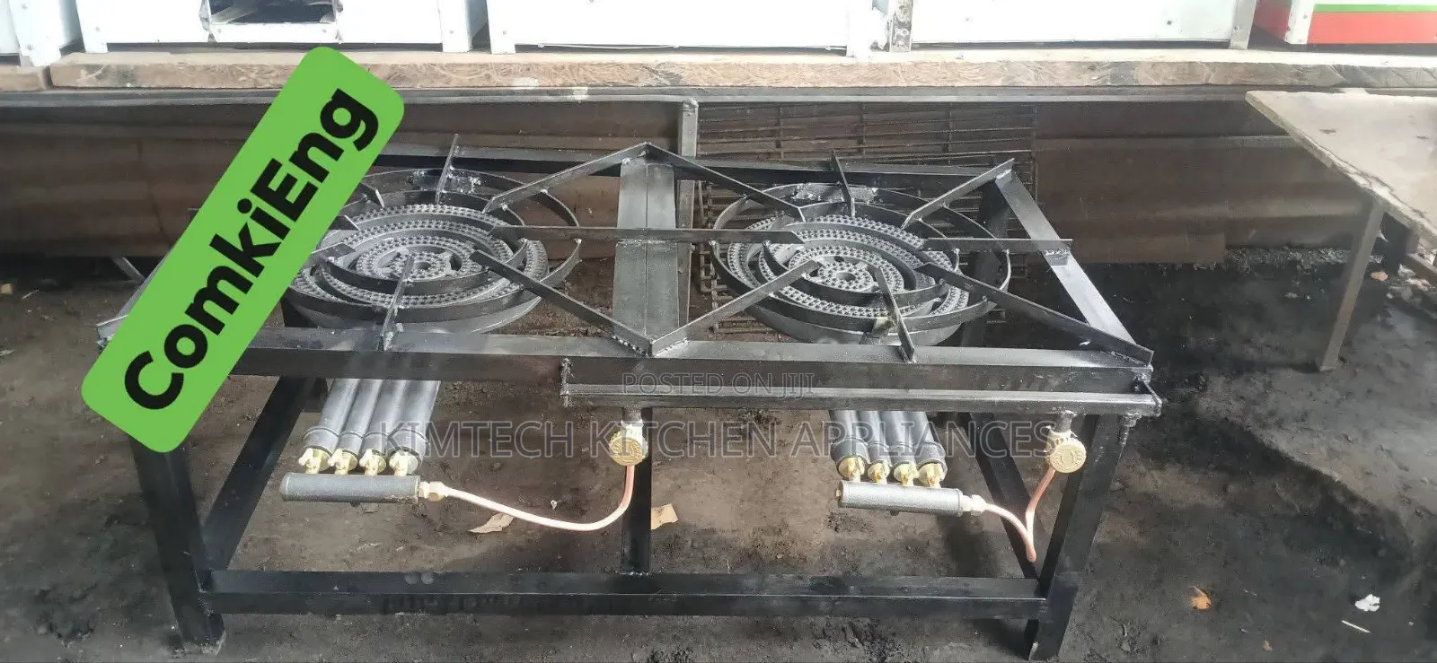 Mild Steel Double 4ring Cooker
