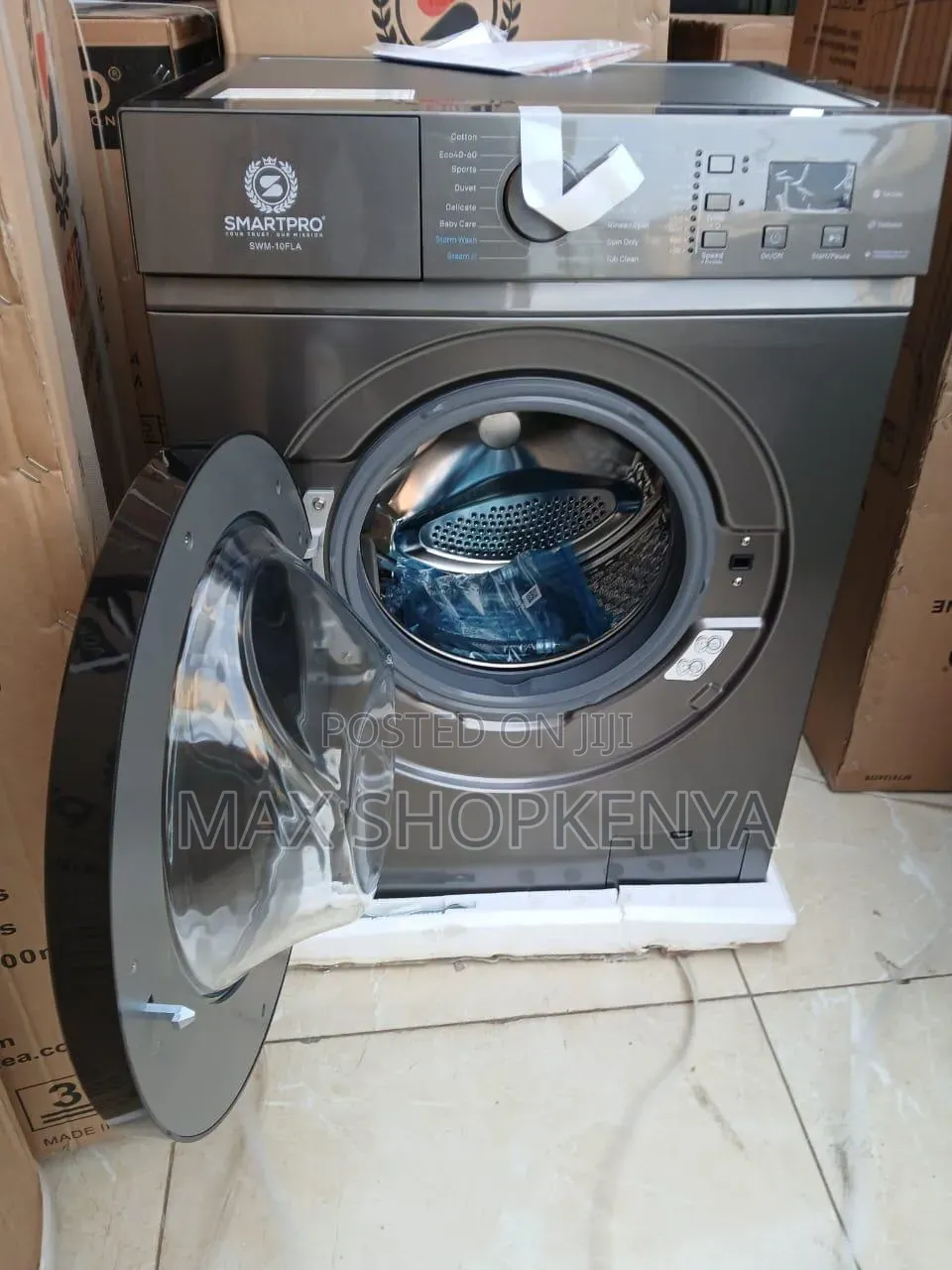 Smartpro 10kg Front Load Washing Machine (Swm-10fla)