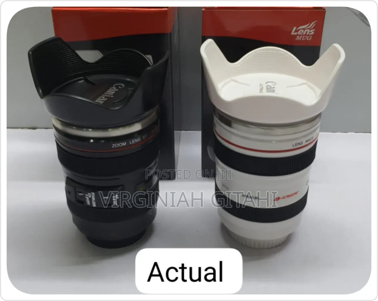 400ml Camera Lens Thermocup